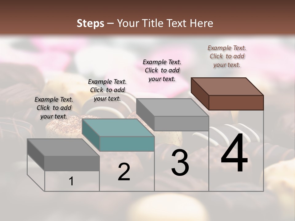 Celebration Caramel Confection PowerPoint Template