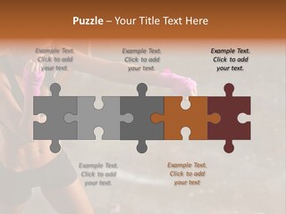 A Woman In A Sports Bra Top And Pink Gloves PowerPoint Template