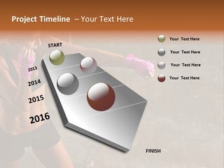 A Woman In A Sports Bra Top And Pink Gloves PowerPoint Template
