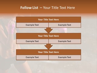 A Woman In A Sports Bra Top And Pink Gloves PowerPoint Template