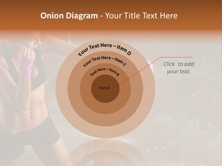 A Woman In A Sports Bra Top And Pink Gloves PowerPoint Template