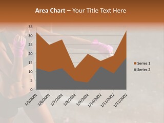 A Woman In A Sports Bra Top And Pink Gloves PowerPoint Template