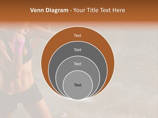 A Woman In A Sports Bra Top And Pink Gloves PowerPoint Template