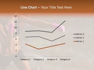 A Woman In A Sports Bra Top And Pink Gloves PowerPoint Template