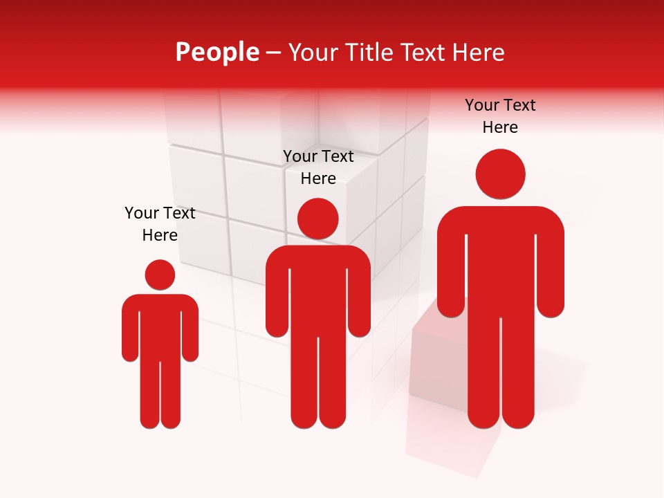 Group Background Girl PowerPoint Template