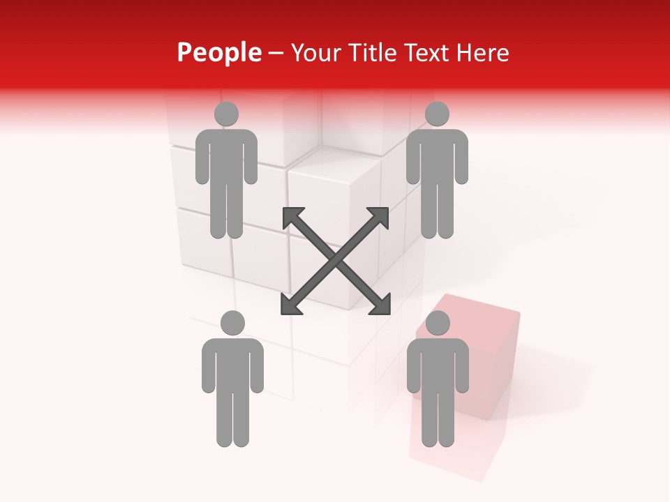 Group Background Girl PowerPoint Template