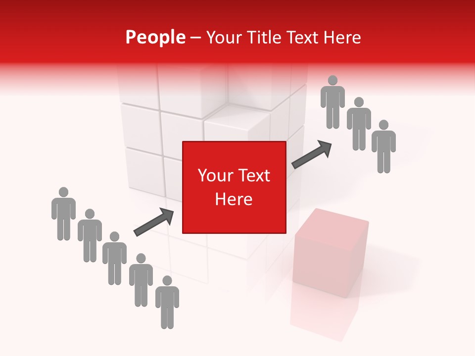 Group Background Girl PowerPoint Template