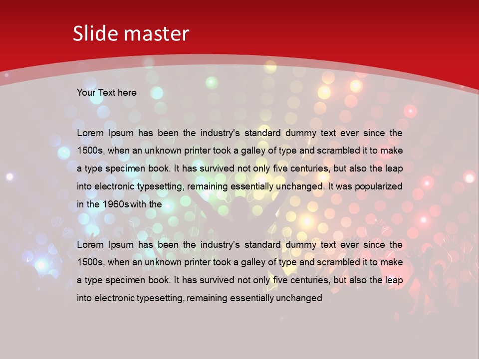 Group Background Girl PowerPoint Template