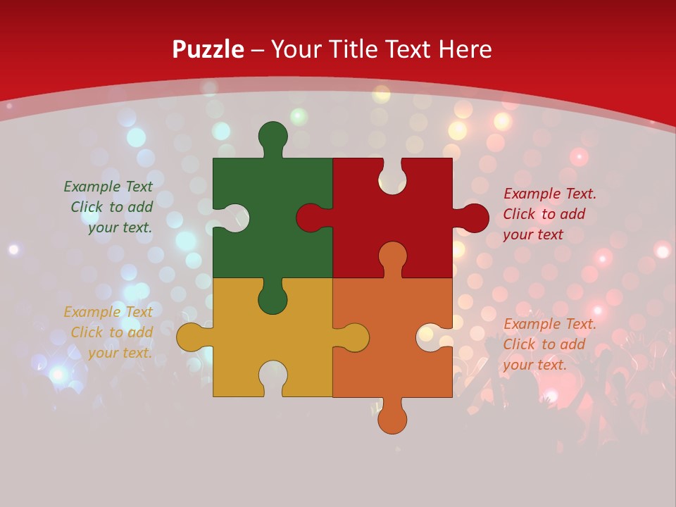 Group Background Girl PowerPoint Template