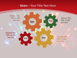 Group Background Girl PowerPoint Template