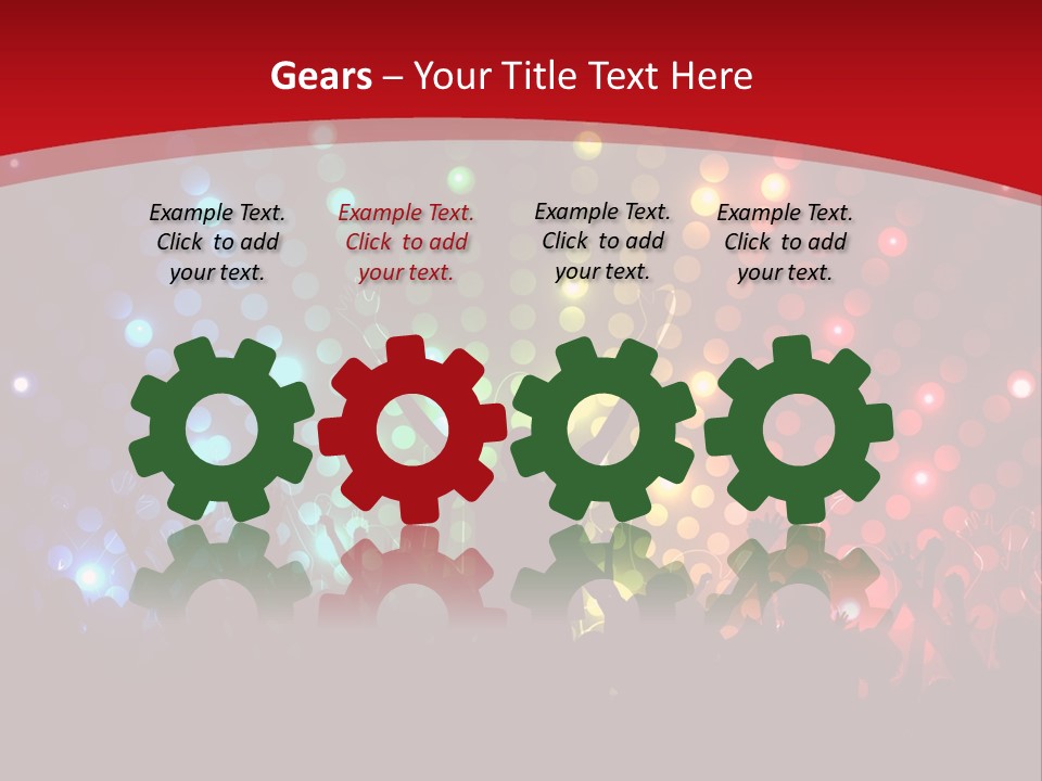 Group Background Girl PowerPoint Template
