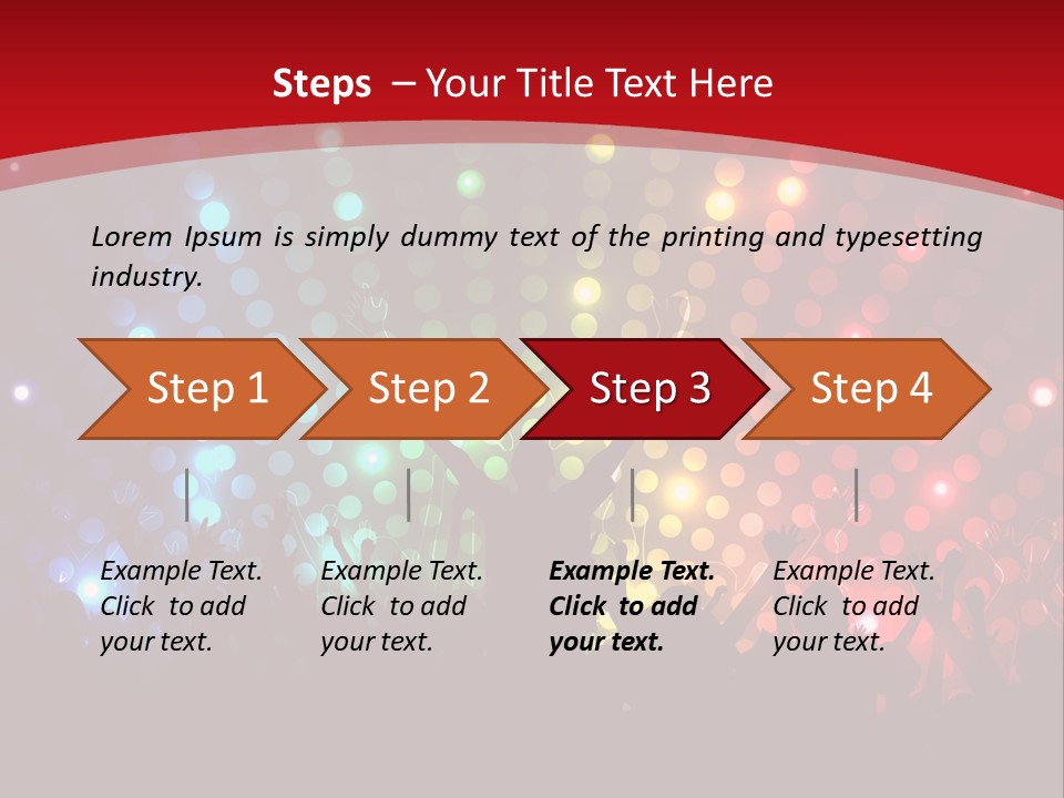 Group Background Girl PowerPoint Template
