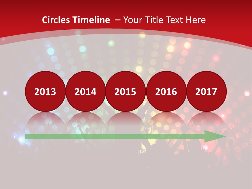 Group Background Girl PowerPoint Template