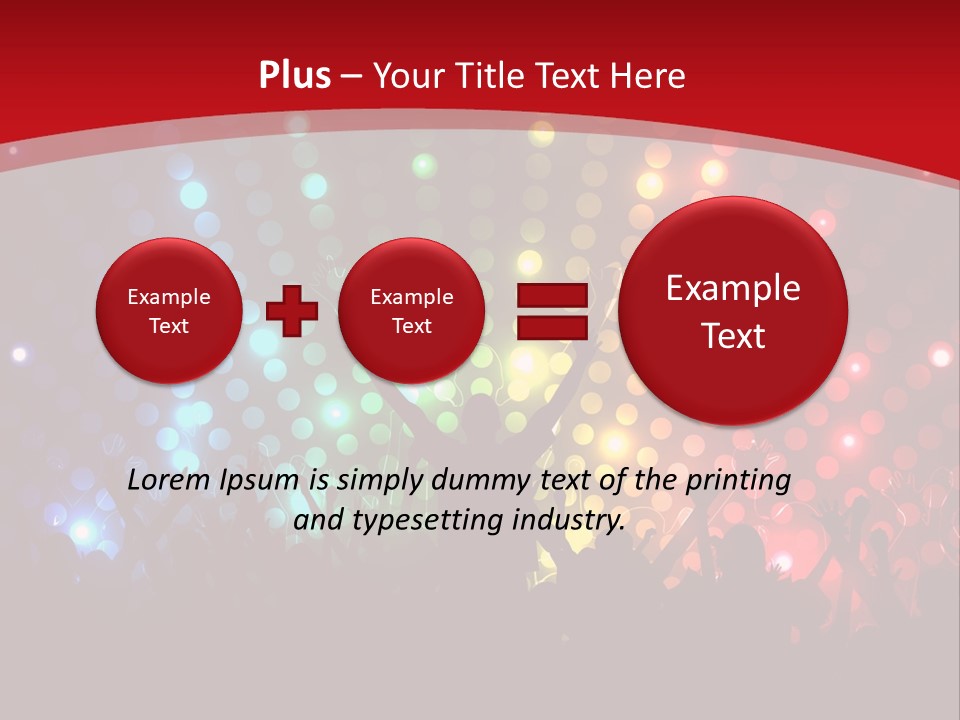 Group Background Girl PowerPoint Template