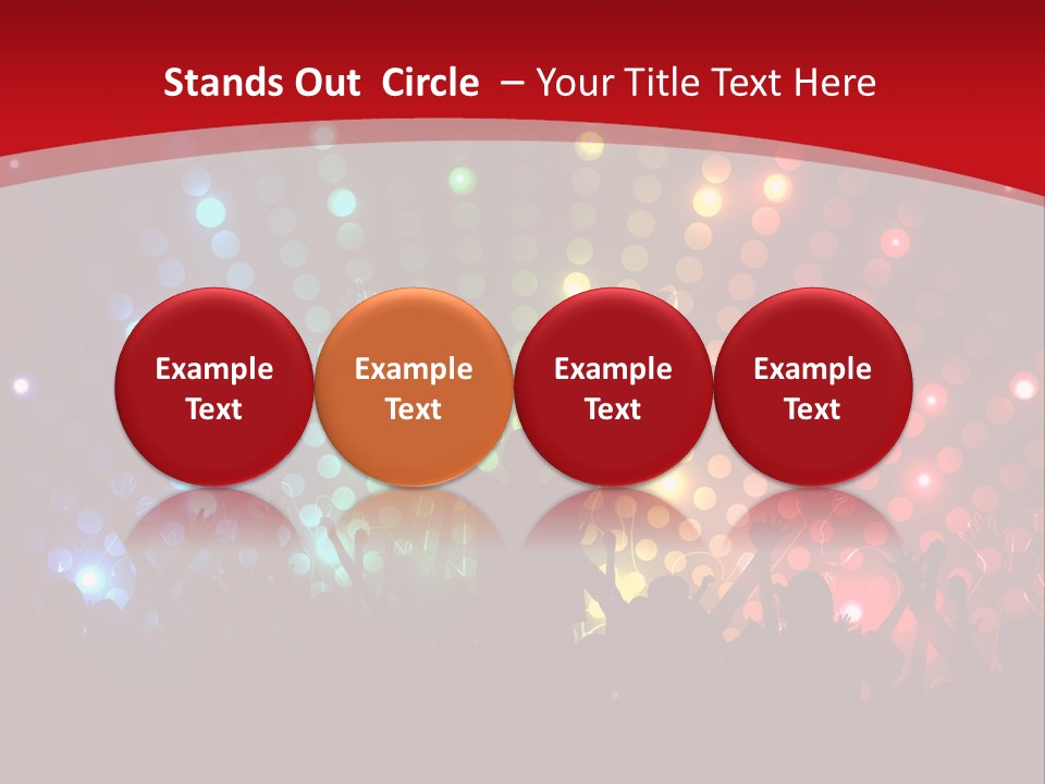 Group Background Girl PowerPoint Template