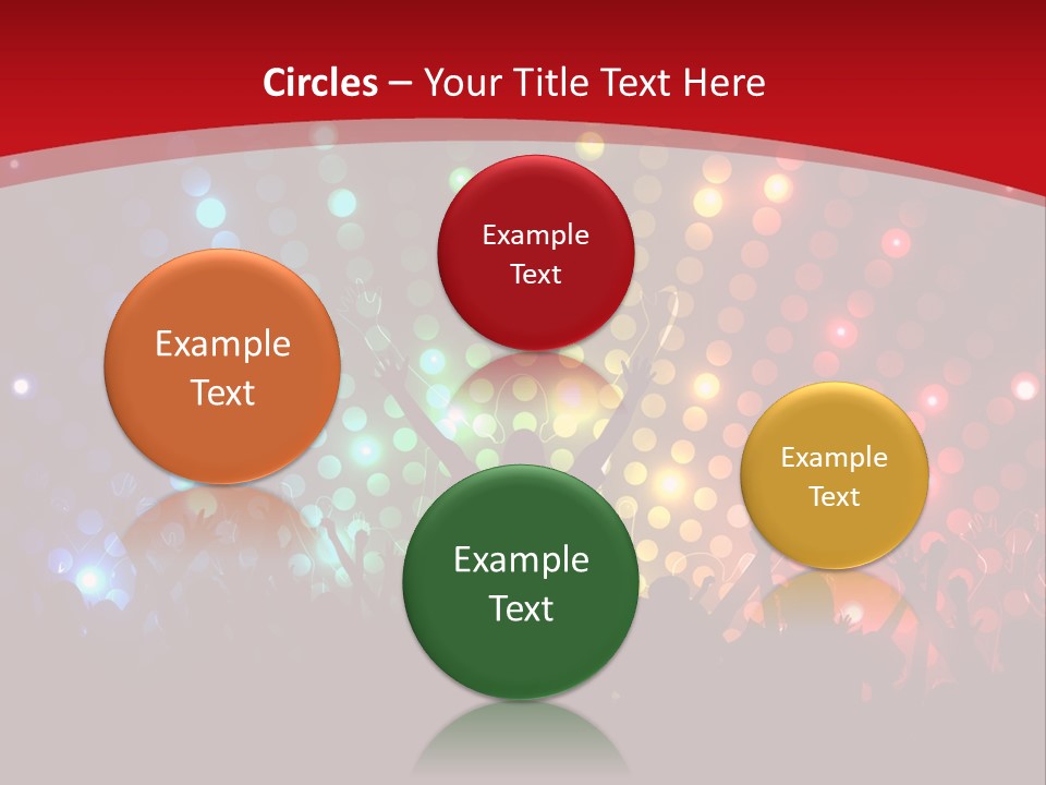 Group Background Girl PowerPoint Template