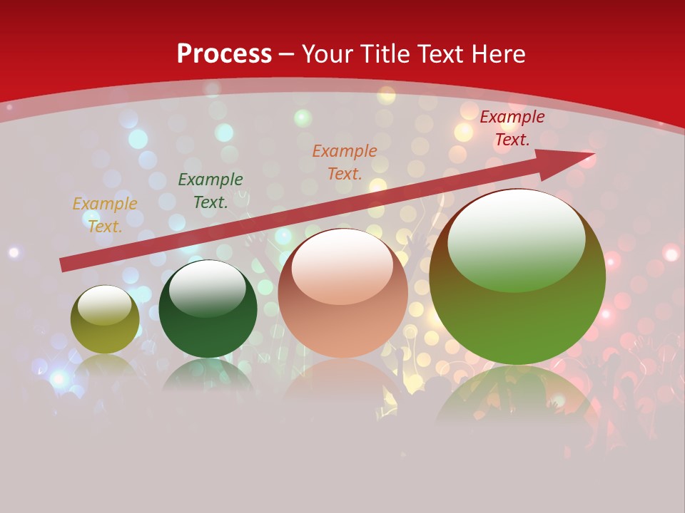 Group Background Girl PowerPoint Template