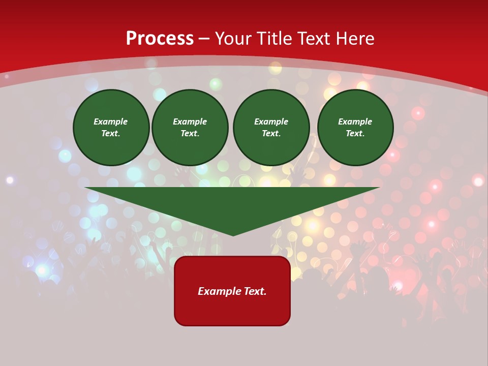 Group Background Girl PowerPoint Template