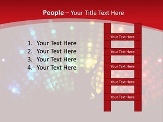 Group Background Girl PowerPoint Template