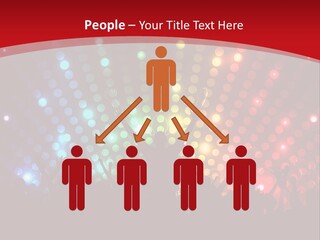 Group Background Girl PowerPoint Template