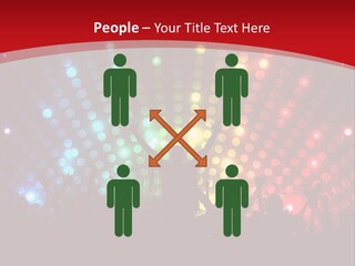 Group Background Girl PowerPoint Template