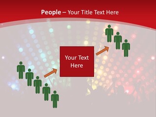 Group Background Girl PowerPoint Template