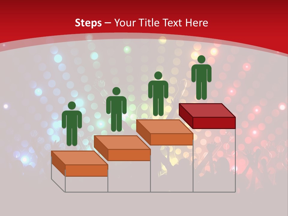 Group Background Girl PowerPoint Template