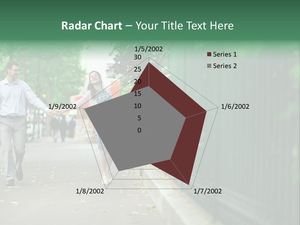 Female Waistline Scales PowerPoint Template