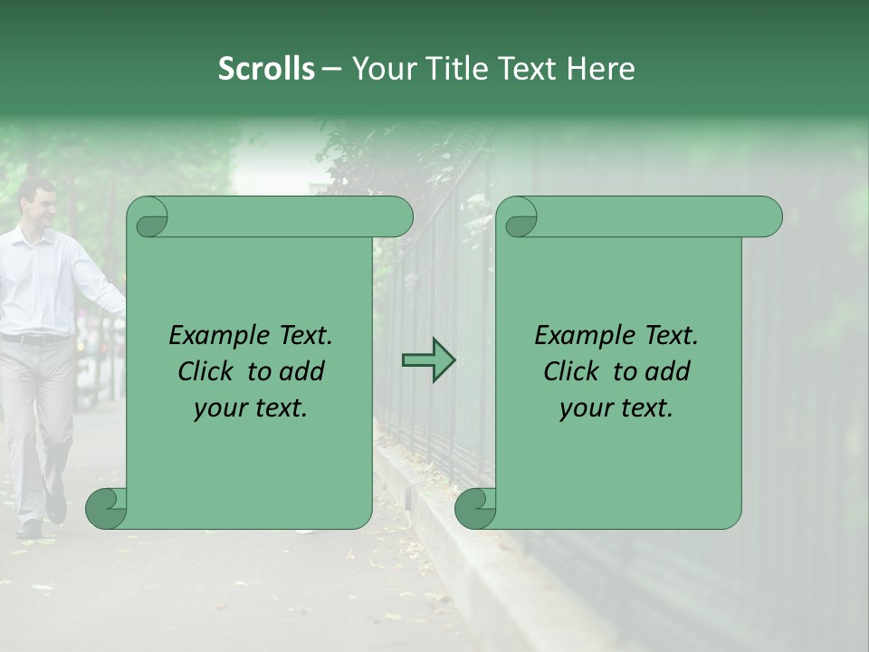 Female Waistline Scales PowerPoint Template