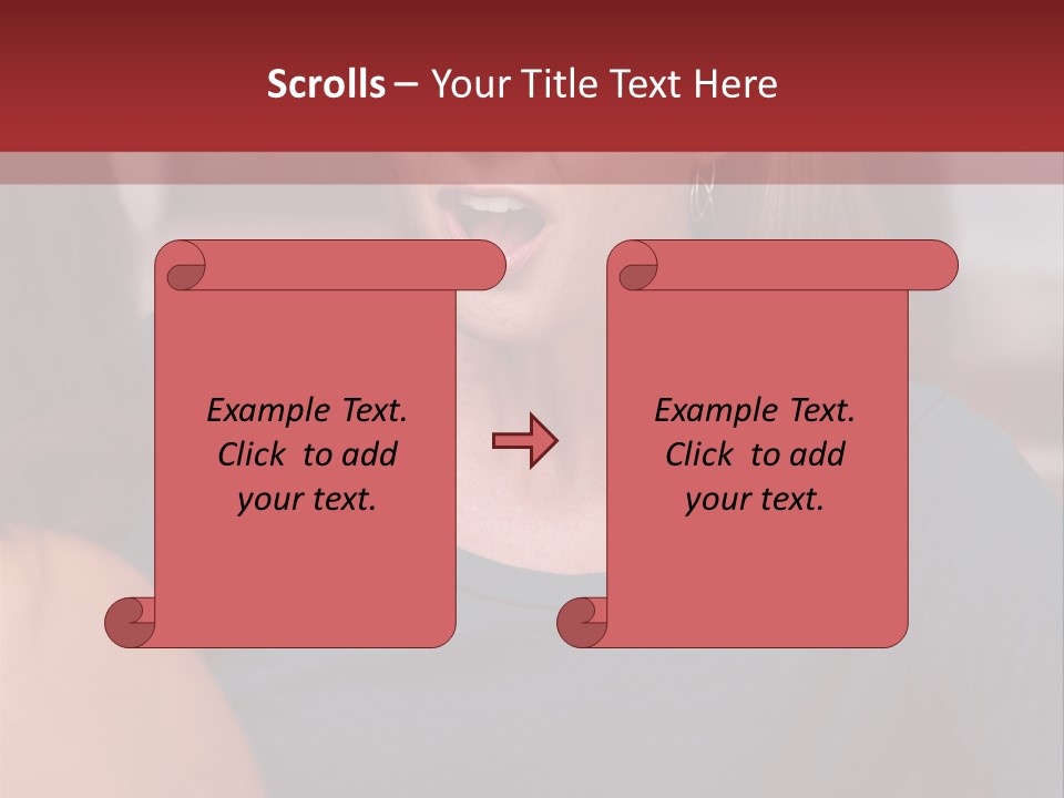 Calories Lady Body PowerPoint Template