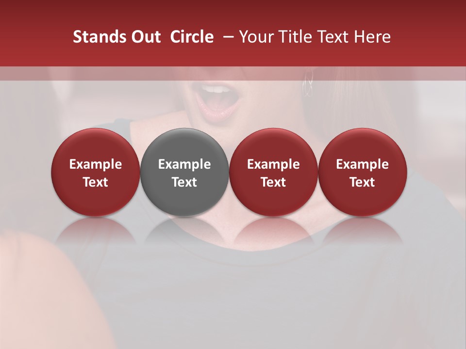 Calories Lady Body PowerPoint Template