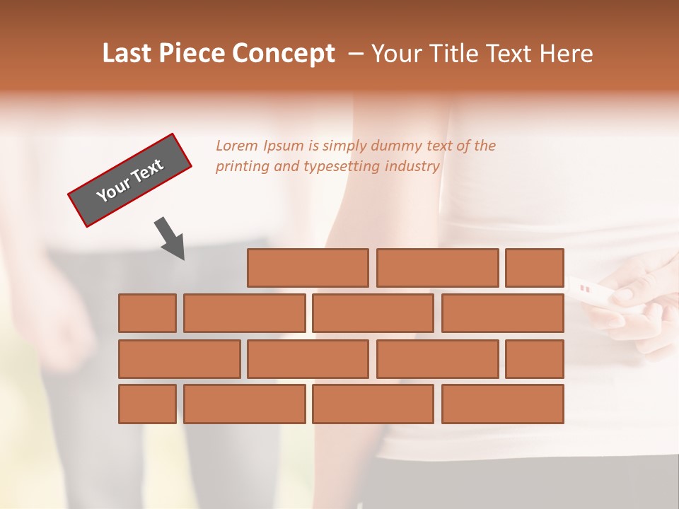 Calories Model Hip PowerPoint Template