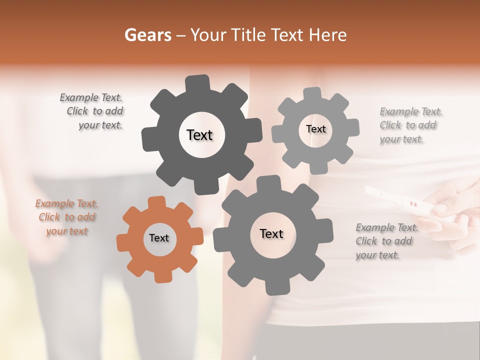 Calories Model Hip PowerPoint Template