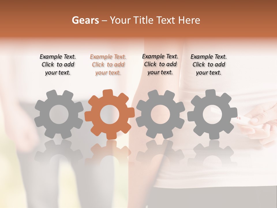 Calories Model Hip PowerPoint Template