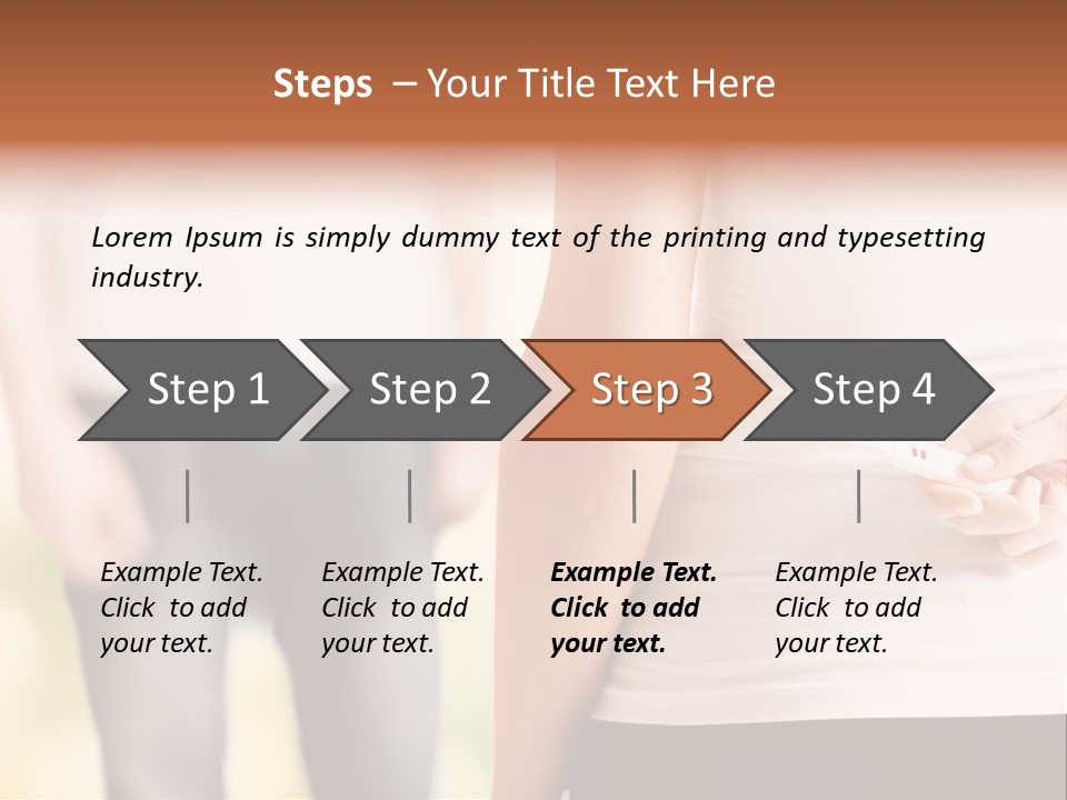 Calories Model Hip PowerPoint Template