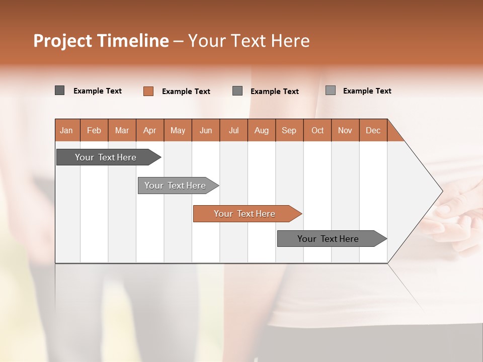 Calories Model Hip PowerPoint Template
