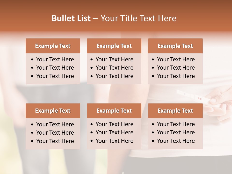 Calories Model Hip PowerPoint Template