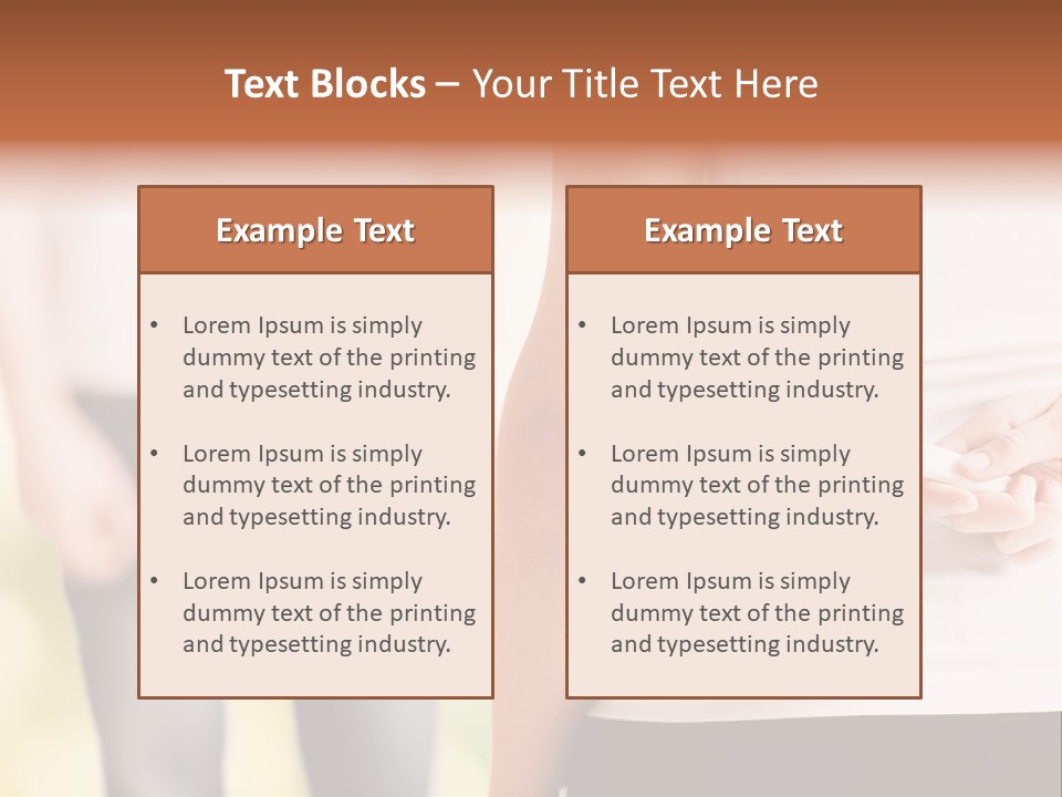Calories Model Hip PowerPoint Template