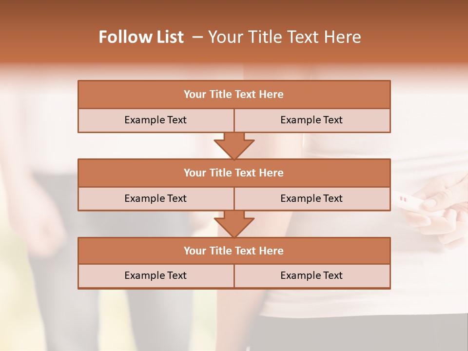 Calories Model Hip PowerPoint Template
