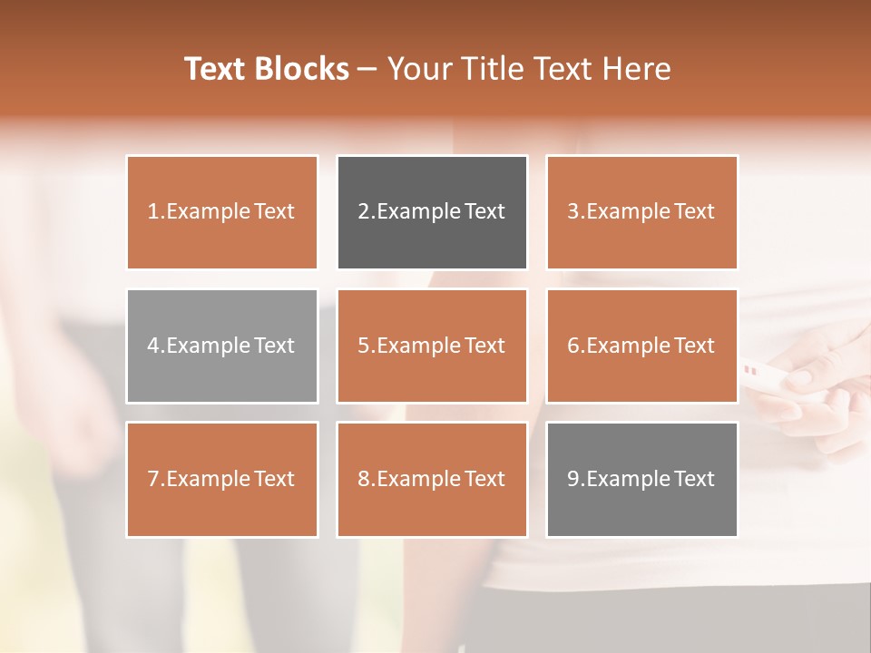Calories Model Hip PowerPoint Template
