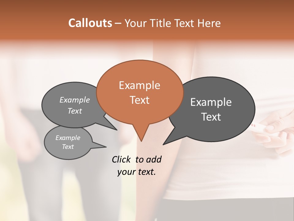 Calories Model Hip PowerPoint Template
