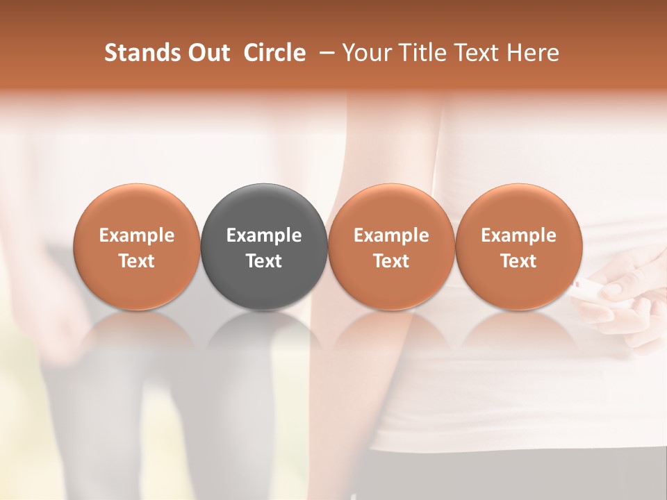 Calories Model Hip PowerPoint Template