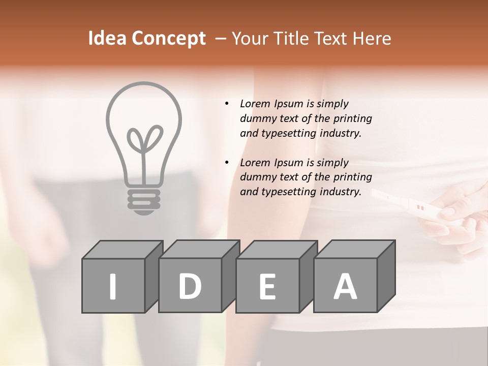 Calories Model Hip PowerPoint Template