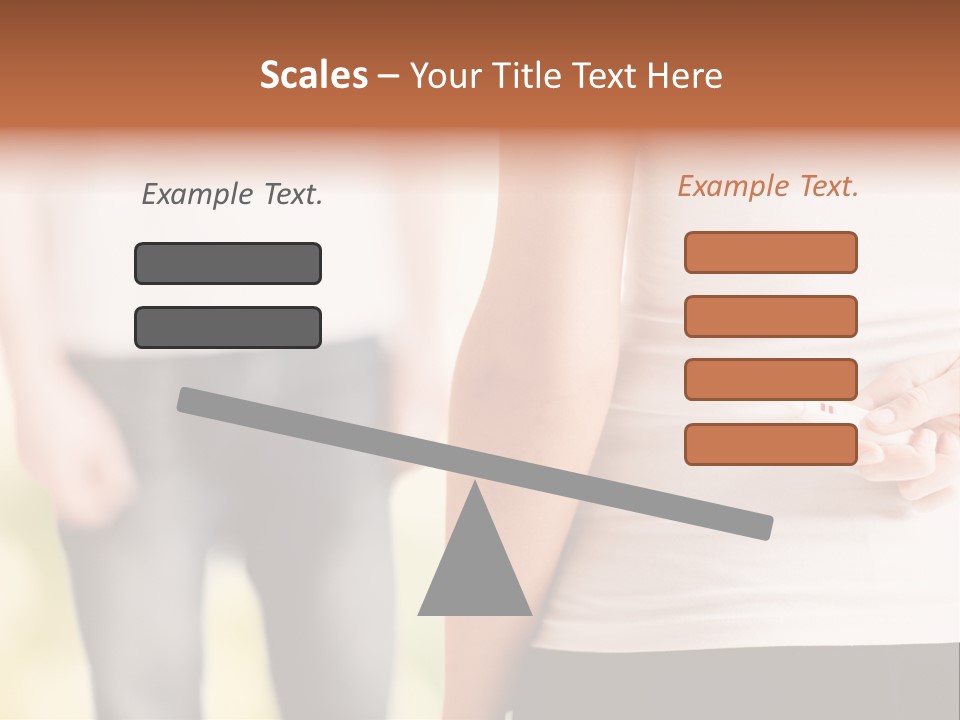 Calories Model Hip PowerPoint Template
