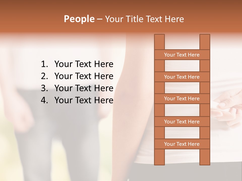 Calories Model Hip PowerPoint Template