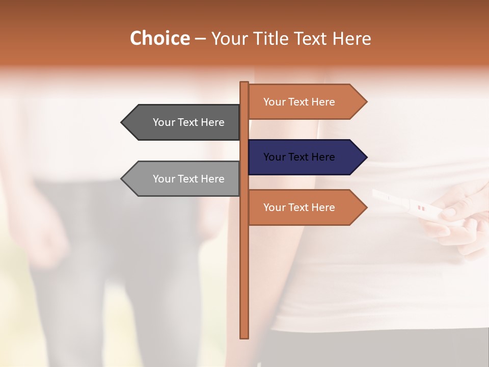 Calories Model Hip PowerPoint Template