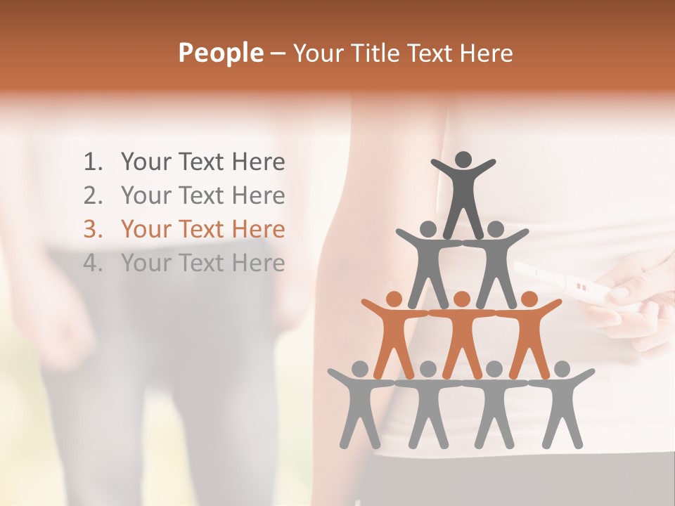 Calories Model Hip PowerPoint Template