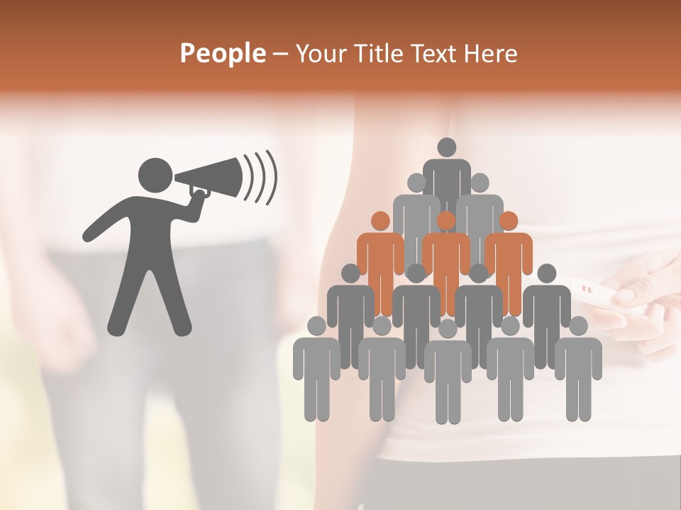 Calories Model Hip PowerPoint Template