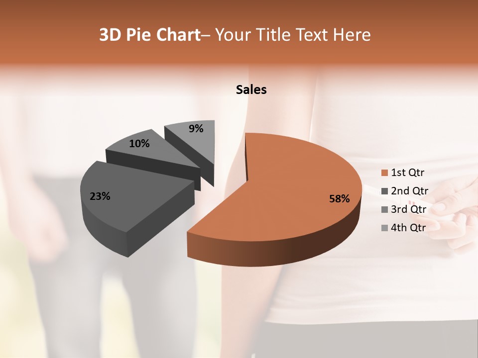 Calories Model Hip PowerPoint Template