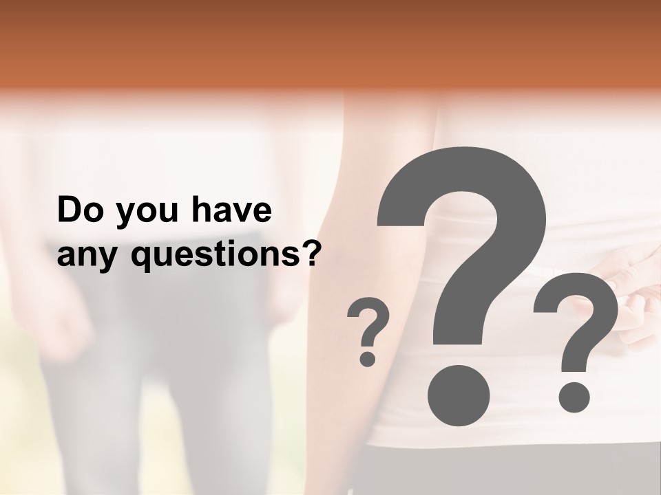 Calories Model Hip PowerPoint Template